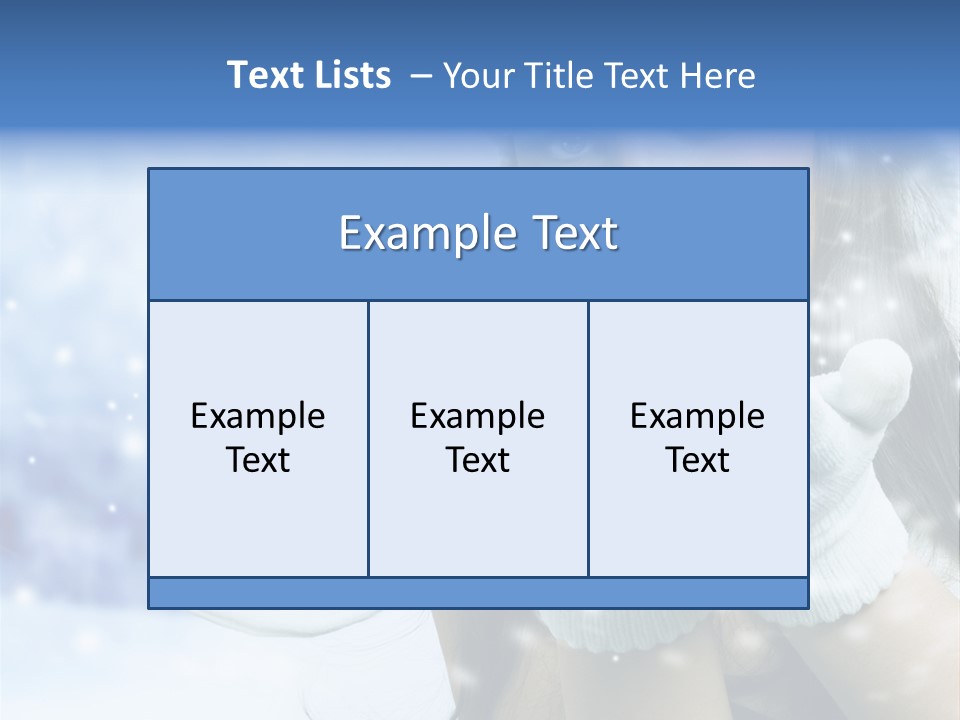 Wind Flakes Windy PowerPoint Template