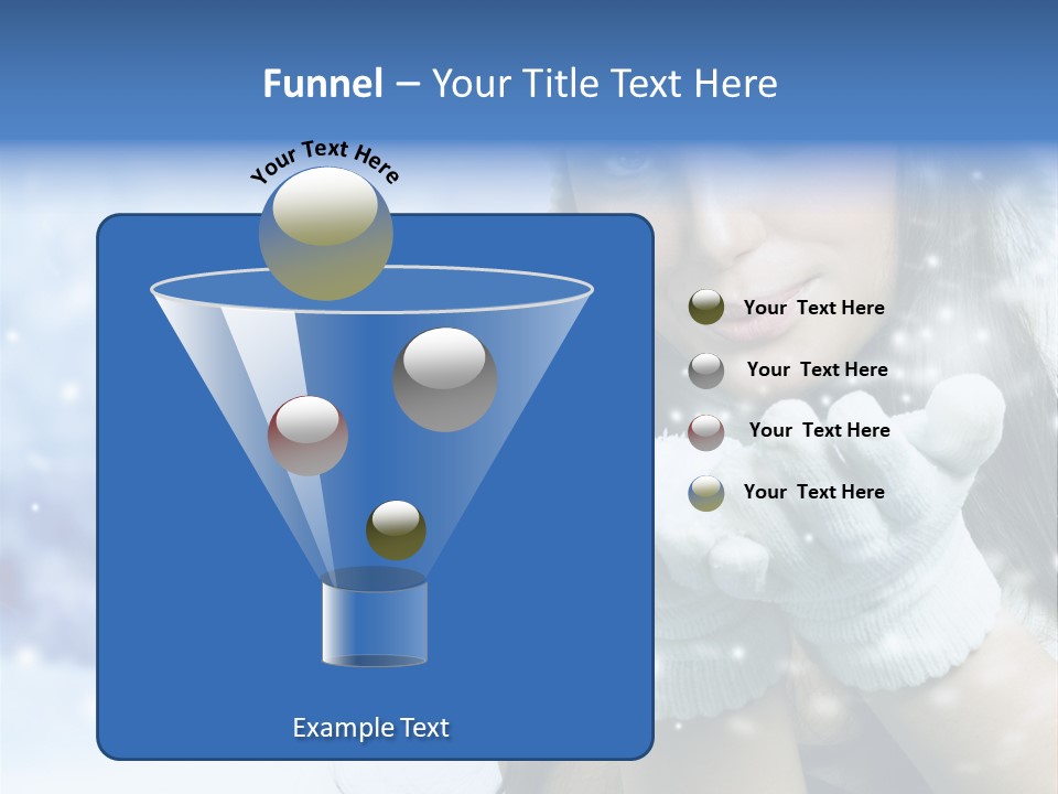 Wind Flakes Windy PowerPoint Template