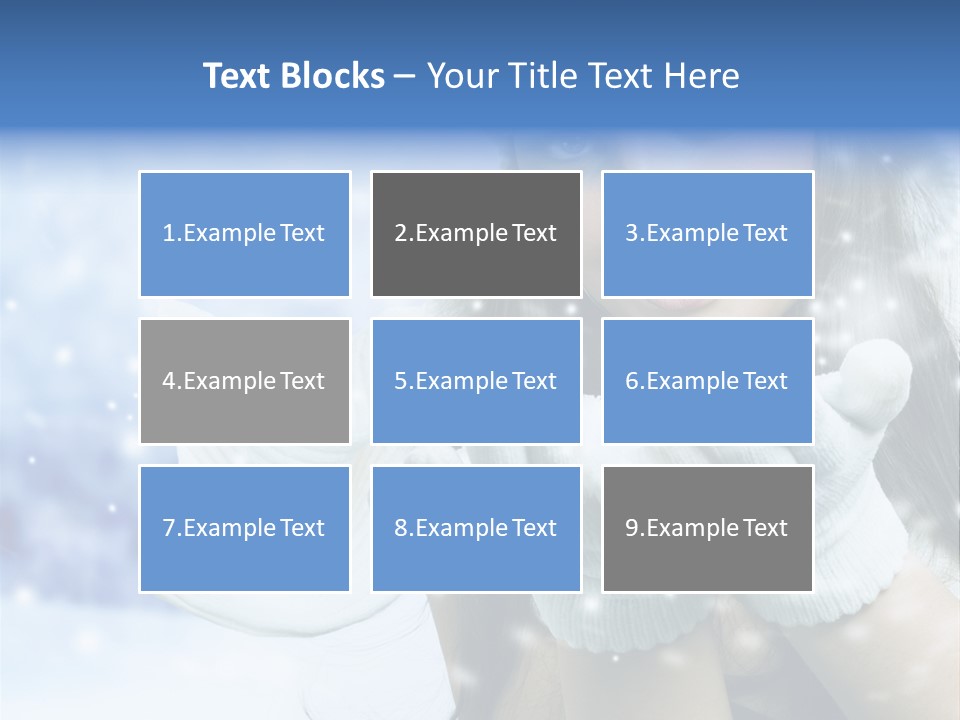Wind Flakes Windy PowerPoint Template