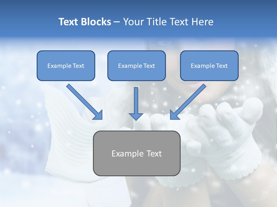 Wind Flakes Windy PowerPoint Template