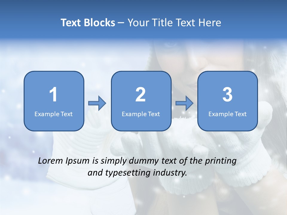 Wind Flakes Windy PowerPoint Template