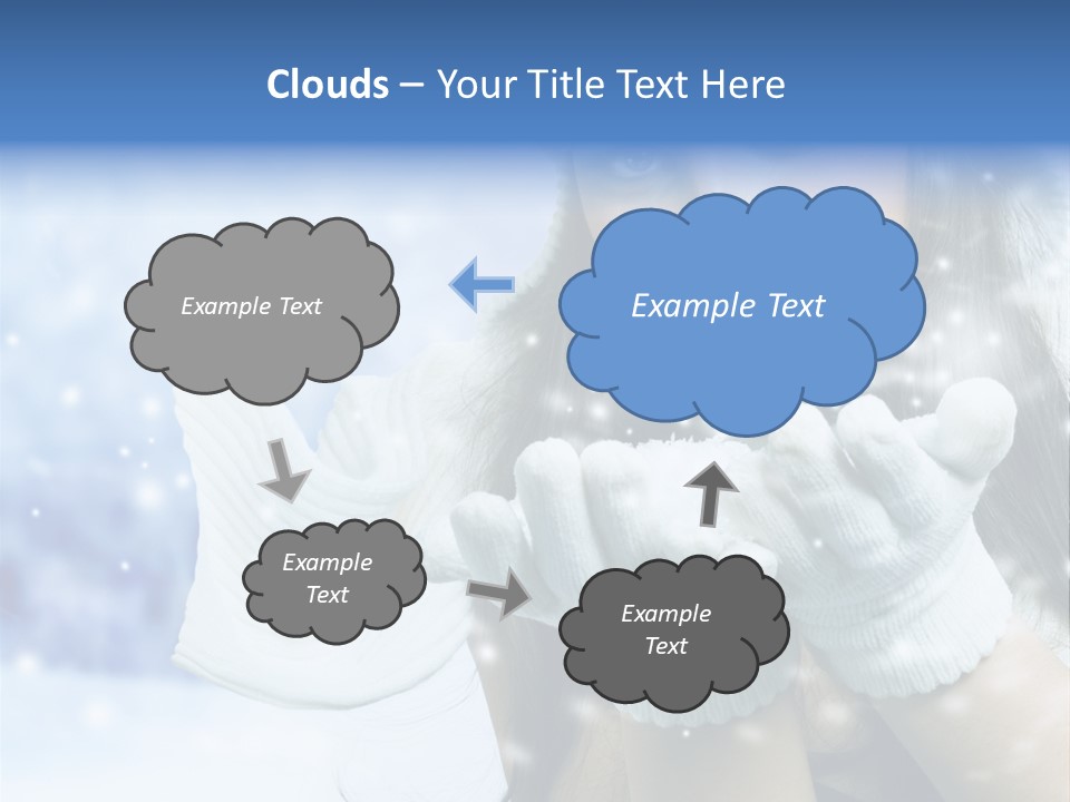 Wind Flakes Windy PowerPoint Template