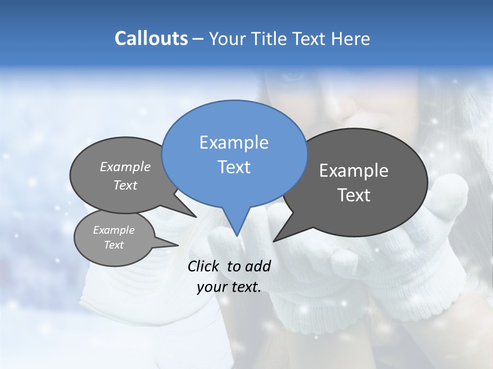 Wind Flakes Windy PowerPoint Template