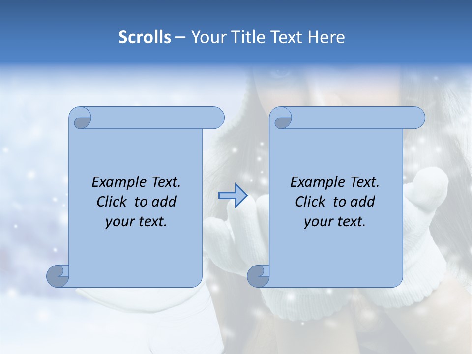 Wind Flakes Windy PowerPoint Template