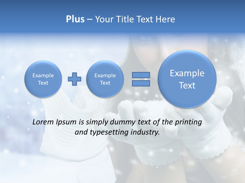 Wind Flakes Windy PowerPoint Template