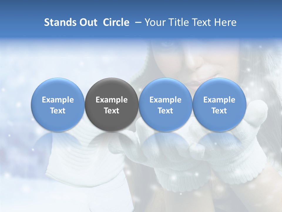 Wind Flakes Windy PowerPoint Template