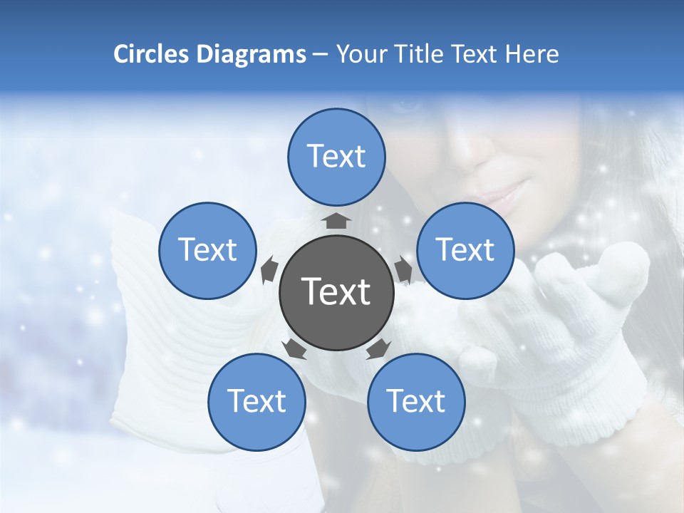 Wind Flakes Windy PowerPoint Template