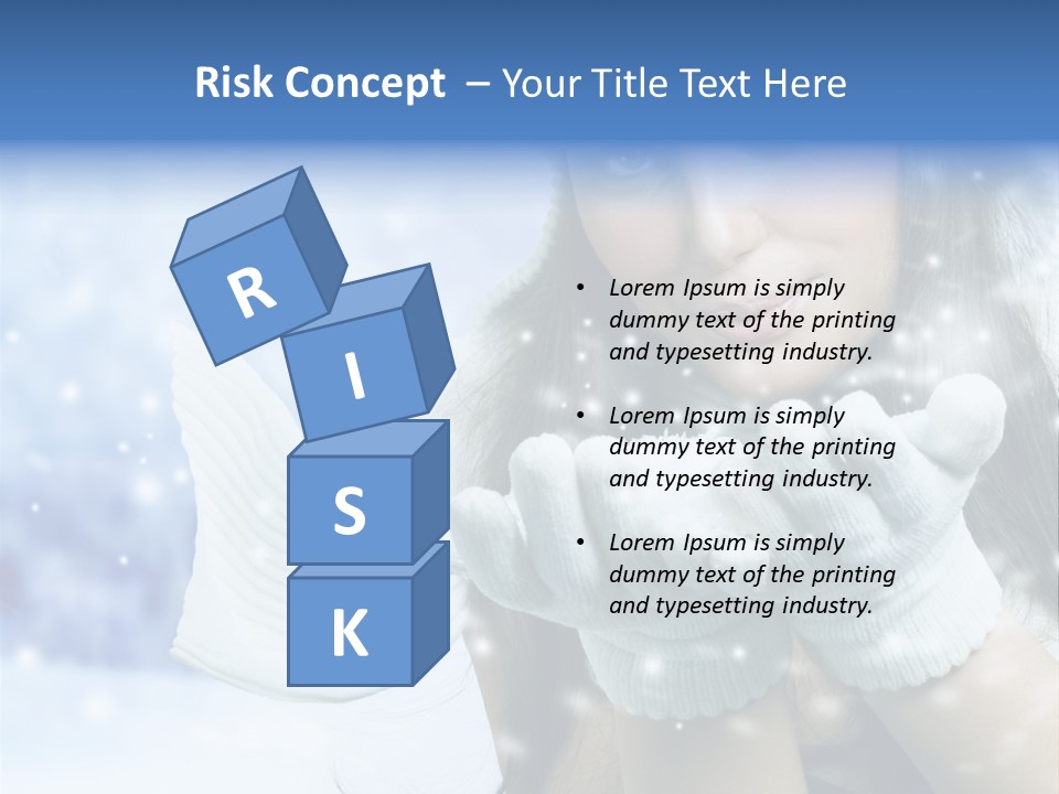 Wind Flakes Windy PowerPoint Template