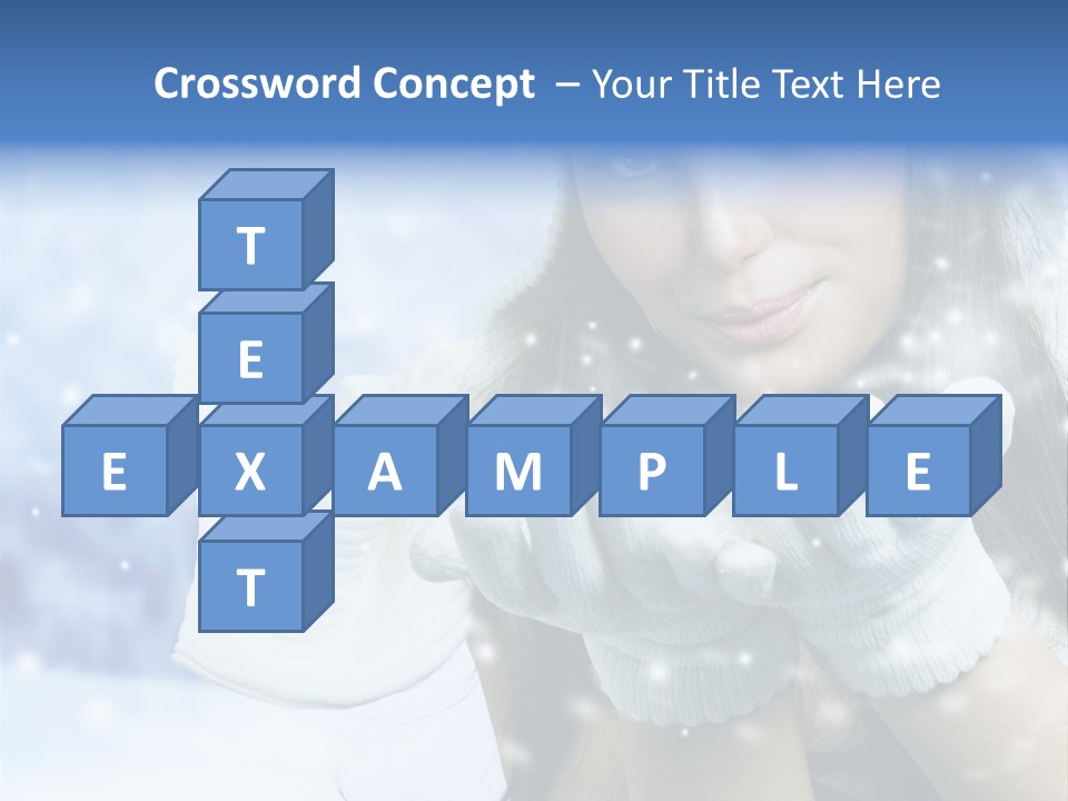 Wind Flakes Windy PowerPoint Template