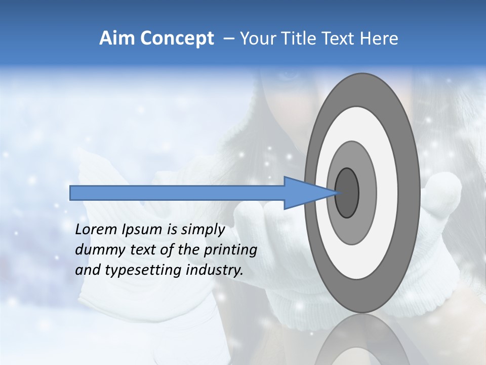 Wind Flakes Windy PowerPoint Template