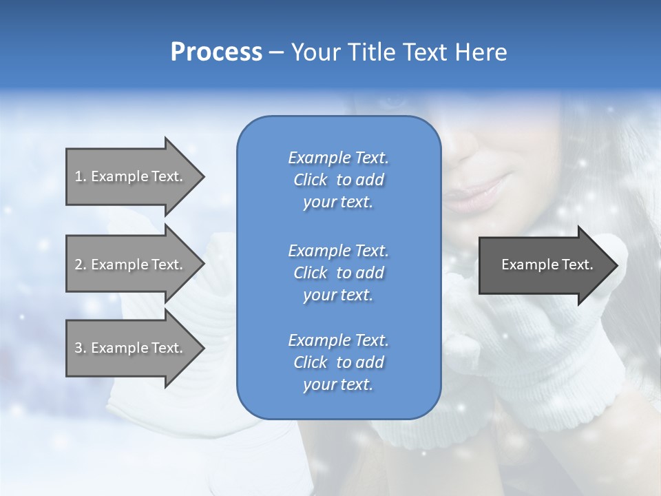 Wind Flakes Windy PowerPoint Template
