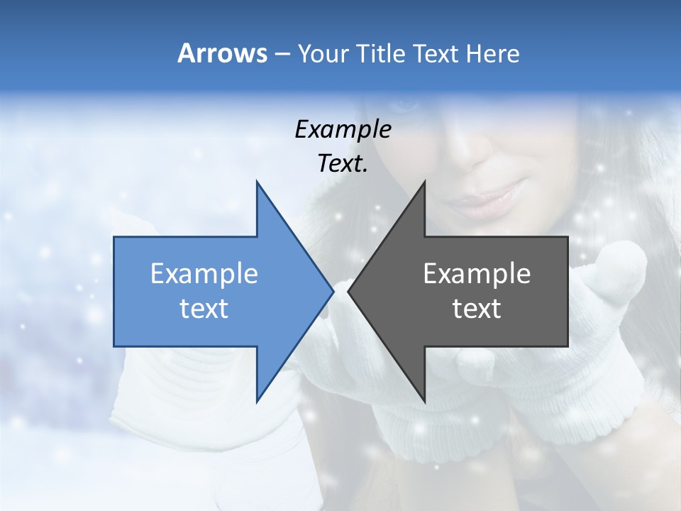 Wind Flakes Windy PowerPoint Template