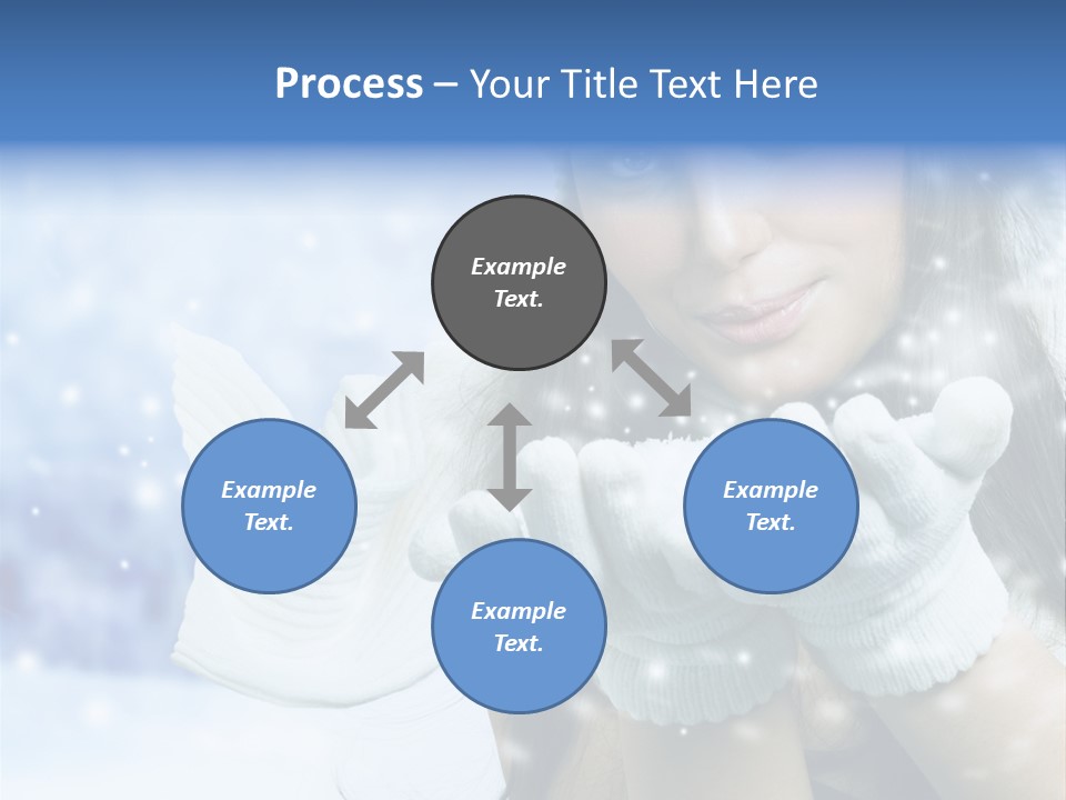 Wind Flakes Windy PowerPoint Template