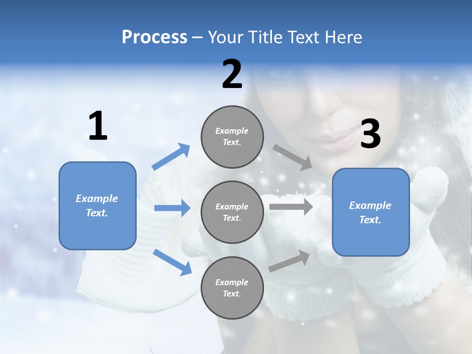 Wind Flakes Windy PowerPoint Template