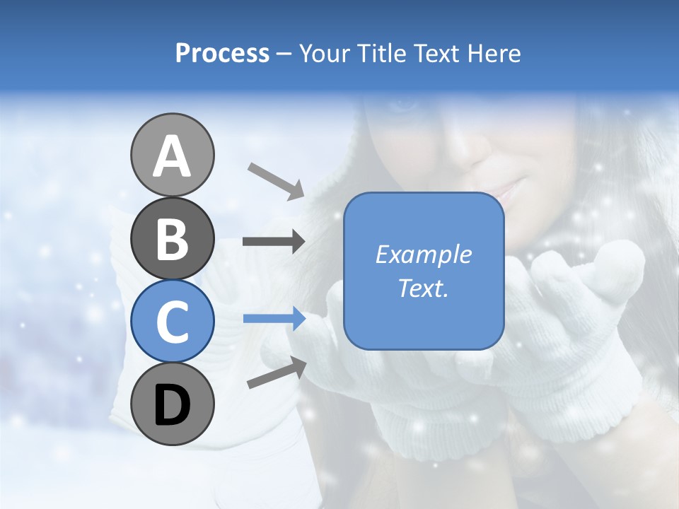 Wind Flakes Windy PowerPoint Template