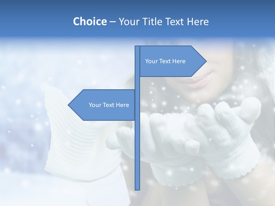 Wind Flakes Windy PowerPoint Template