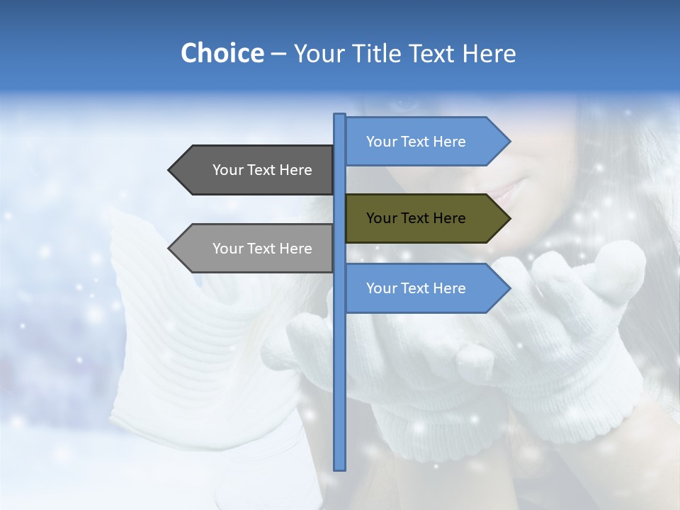Wind Flakes Windy PowerPoint Template