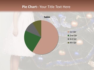 Daughter Santa Star PowerPoint Template