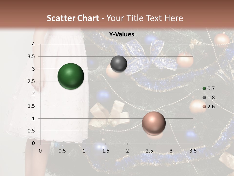 Daughter Santa Star PowerPoint Template