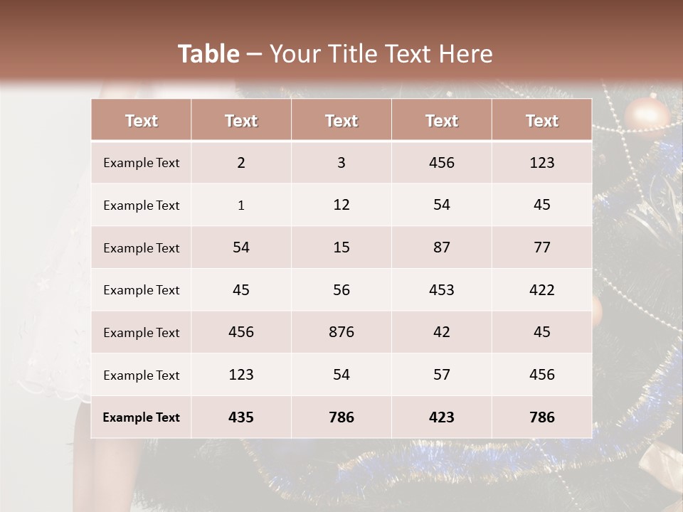 Daughter Santa Star PowerPoint Template