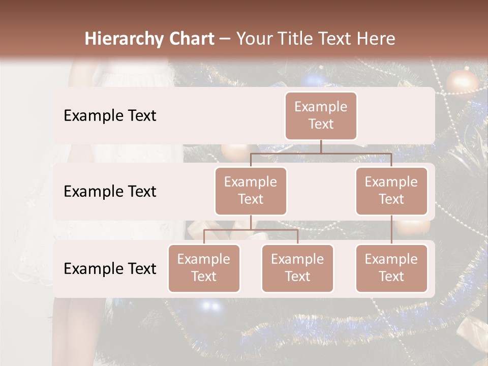 Daughter Santa Star PowerPoint Template