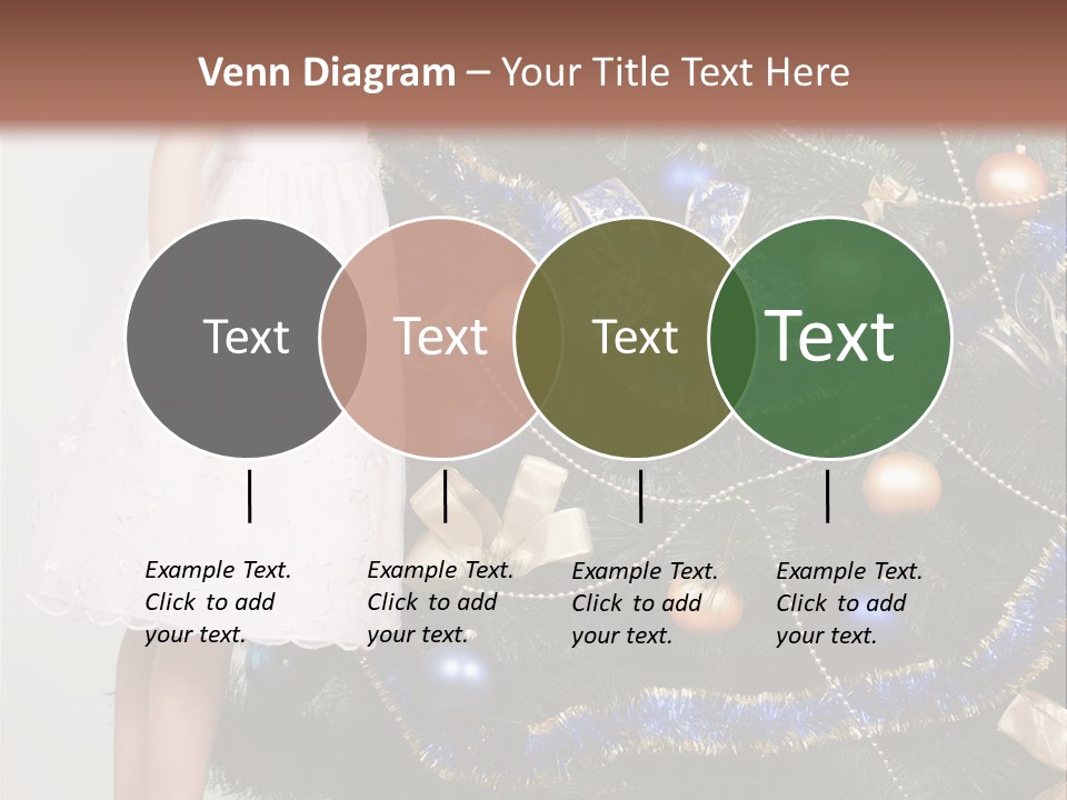 Daughter Santa Star PowerPoint Template