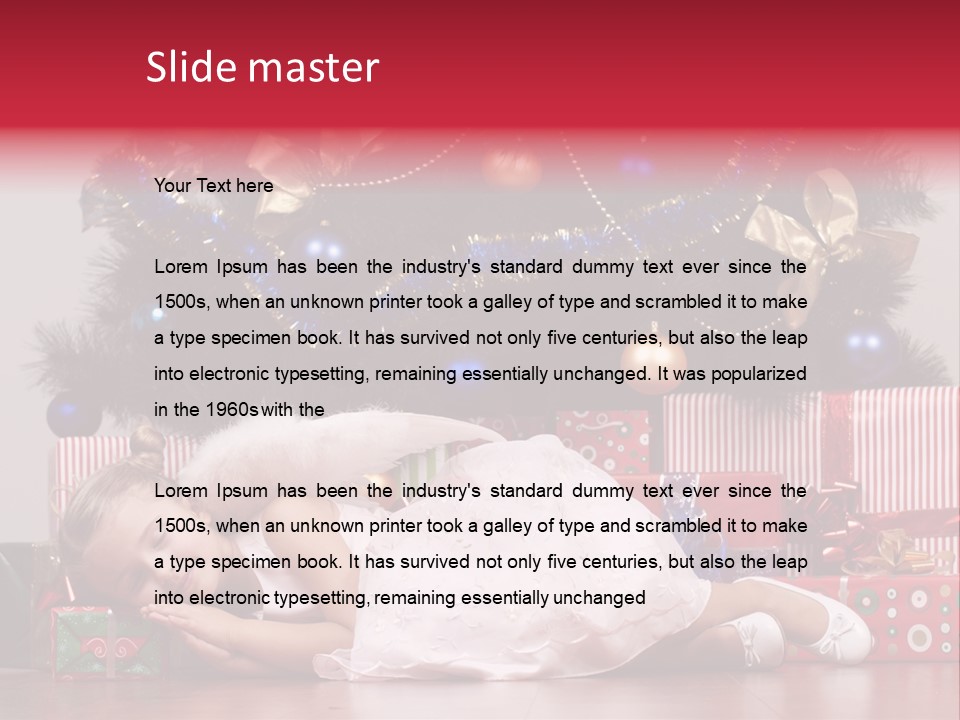 God Tree Caucasian PowerPoint Template