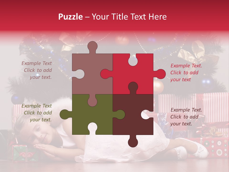 God Tree Caucasian PowerPoint Template