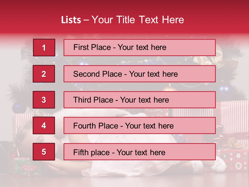 God Tree Caucasian PowerPoint Template