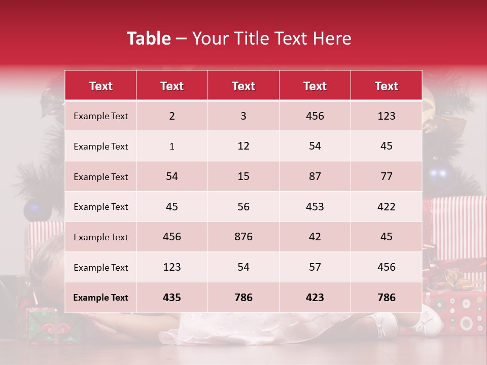 God Tree Caucasian PowerPoint Template