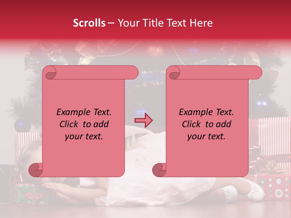 God Tree Caucasian PowerPoint Template