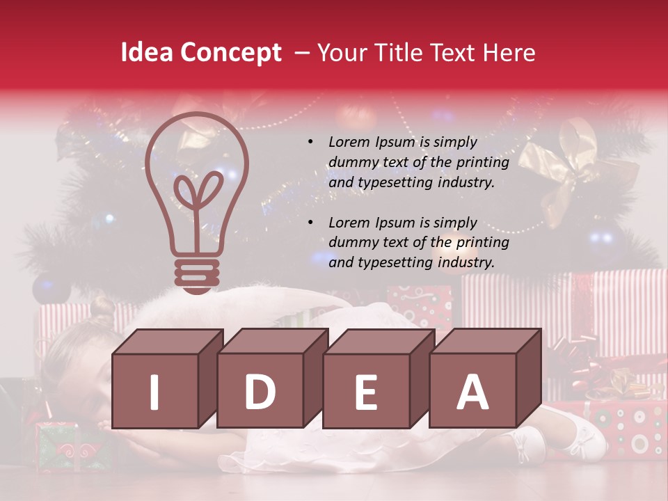 God Tree Caucasian PowerPoint Template