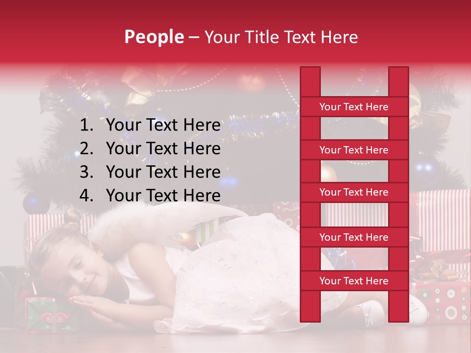God Tree Caucasian PowerPoint Template