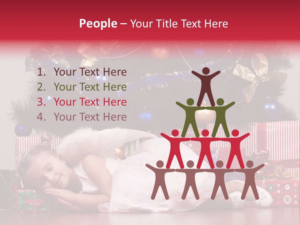 God Tree Caucasian PowerPoint Template