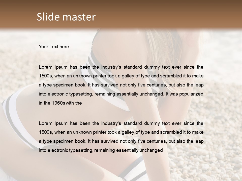 Table Together Writing PowerPoint Template