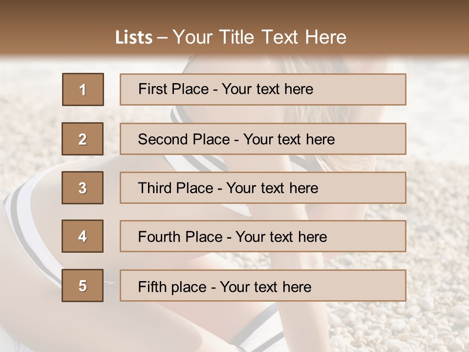 Table Together Writing PowerPoint Template