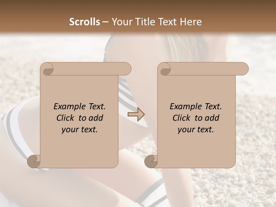 Table Together Writing PowerPoint Template
