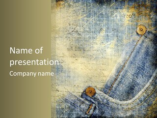 Wallpaper Urban Textured PowerPoint Template