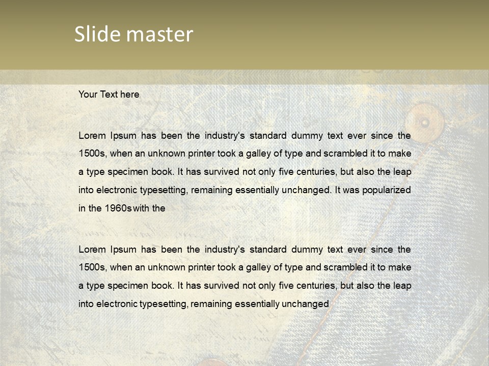 Wallpaper Urban Textured PowerPoint Template