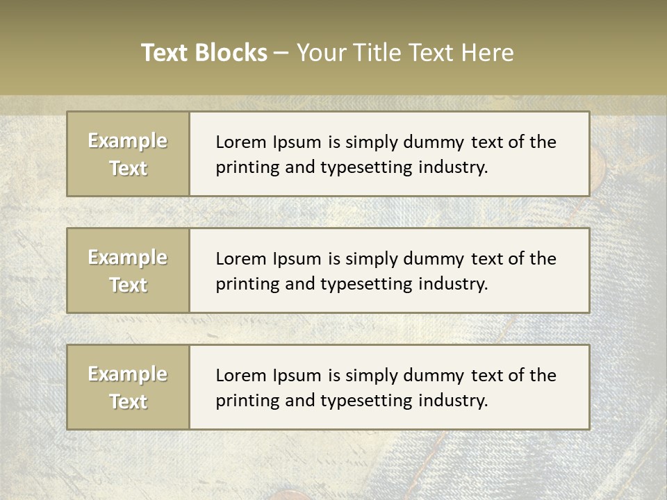 Wallpaper Urban Textured PowerPoint Template