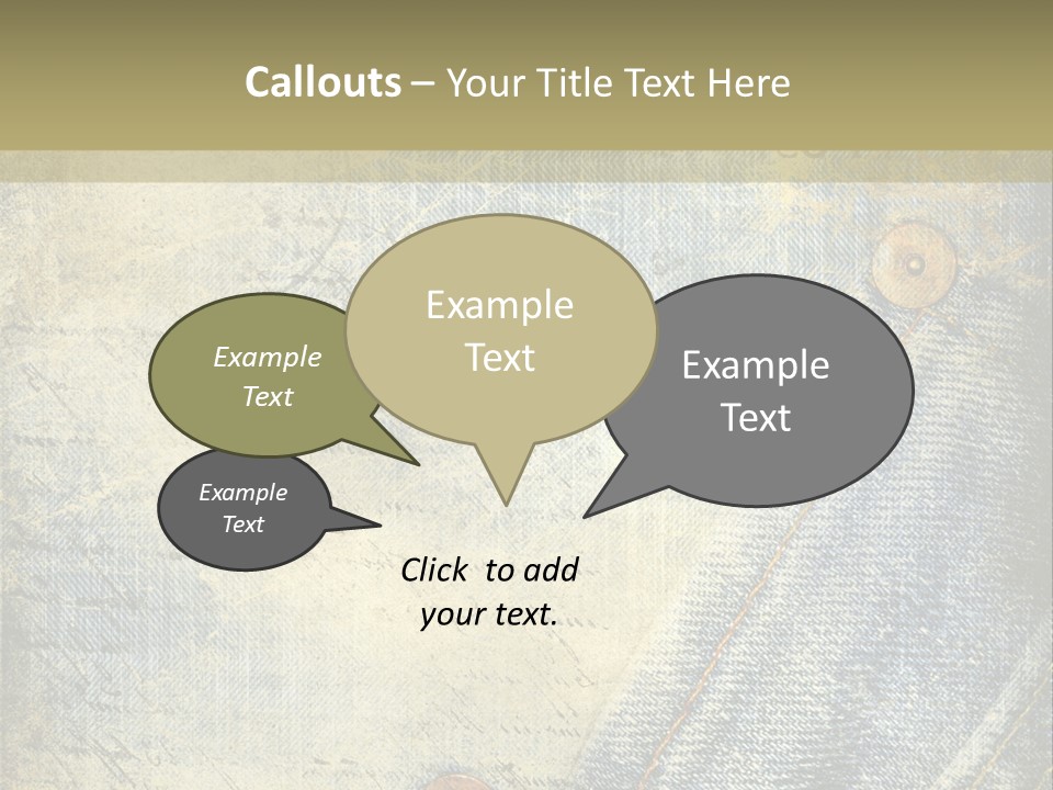 Wallpaper Urban Textured PowerPoint Template