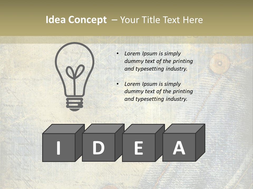 Wallpaper Urban Textured PowerPoint Template