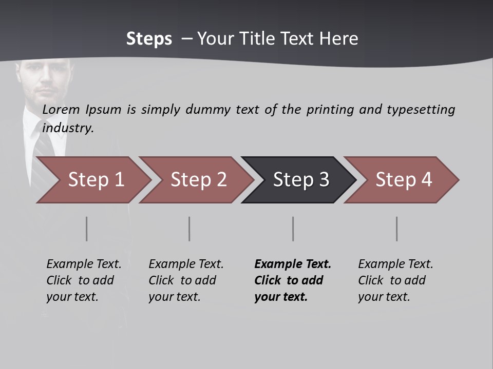 Full Businessman Sophisticated PowerPoint Template