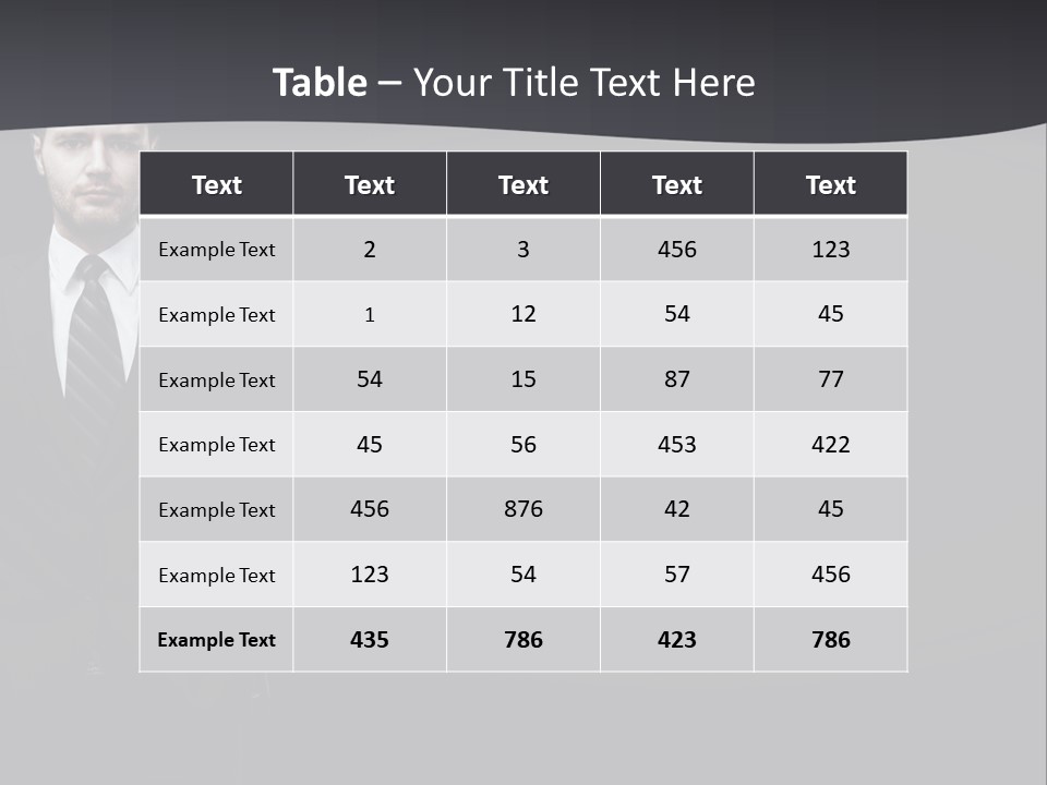 Full Businessman Sophisticated PowerPoint Template