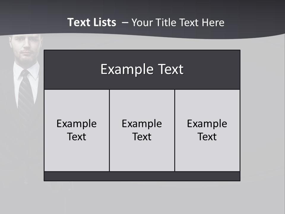 Full Businessman Sophisticated PowerPoint Template