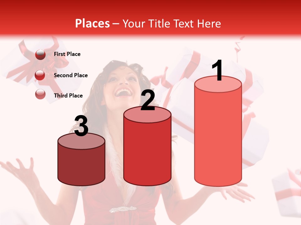 Shopaholic Feminine Spend PowerPoint Template