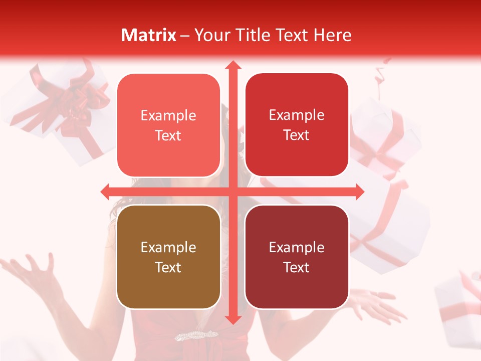 Shopaholic Feminine Spend PowerPoint Template