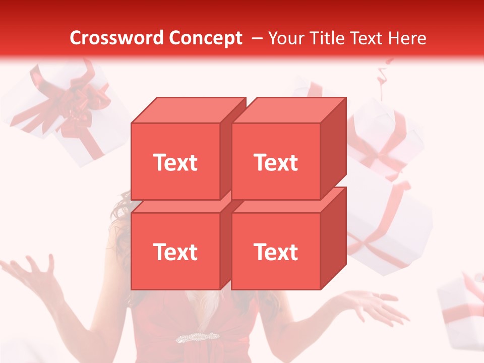 Shopaholic Feminine Spend PowerPoint Template