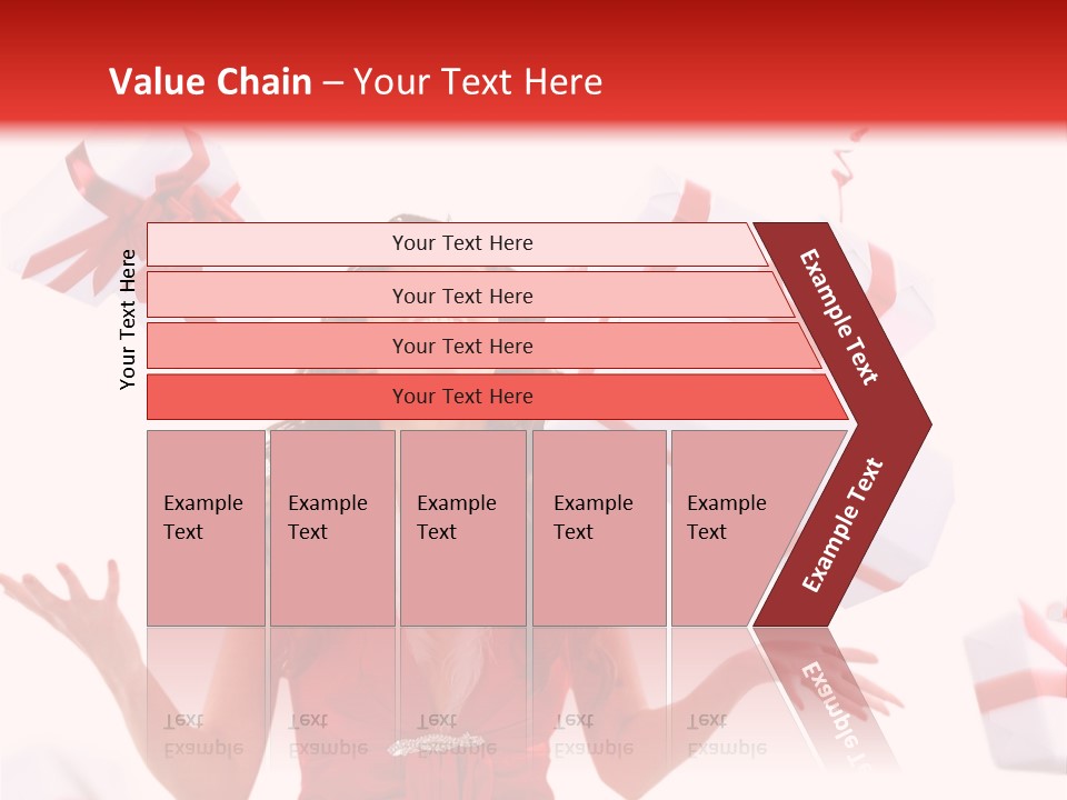 Shopaholic Feminine Spend PowerPoint Template