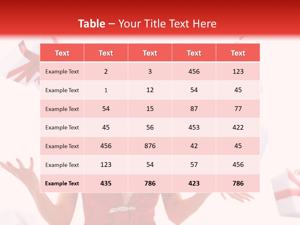 Shopaholic Feminine Spend PowerPoint Template